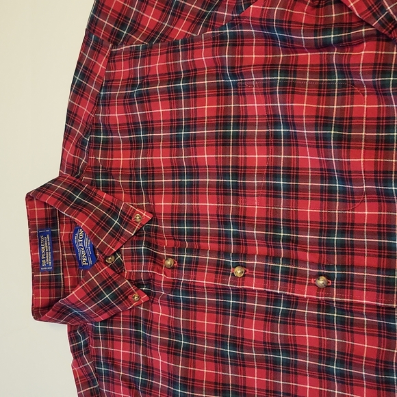 Pendleton Sir Pendleton authentic O'Neill Tartan flannel mens shirt size large. - Picture 4 of 16